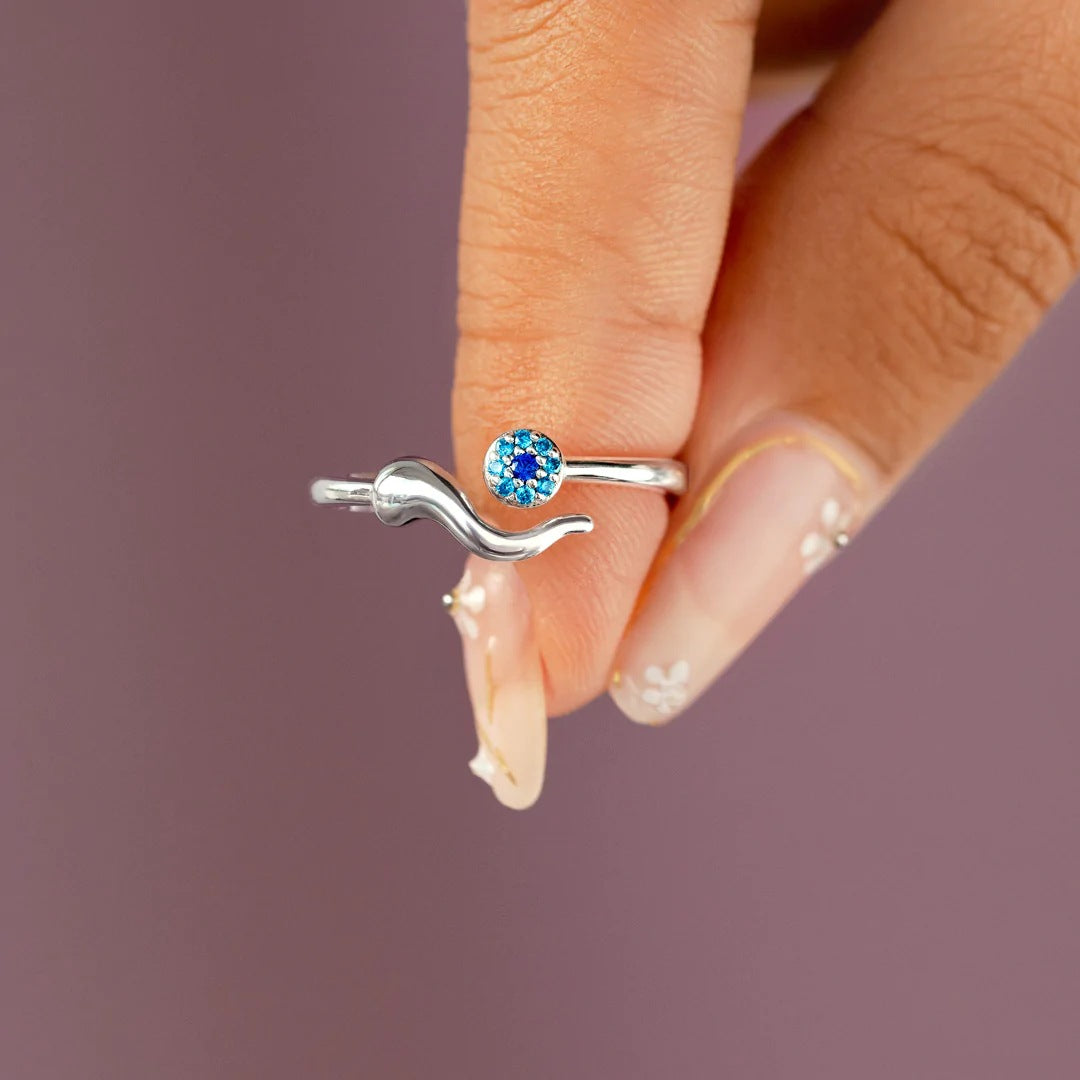 Simple Evil Magic Eye Female Fashion Rings
