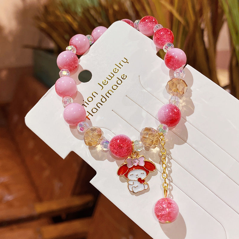 Children's Cartoon Colored Glaze Get Goods Pacha Dog Gift Bracelets