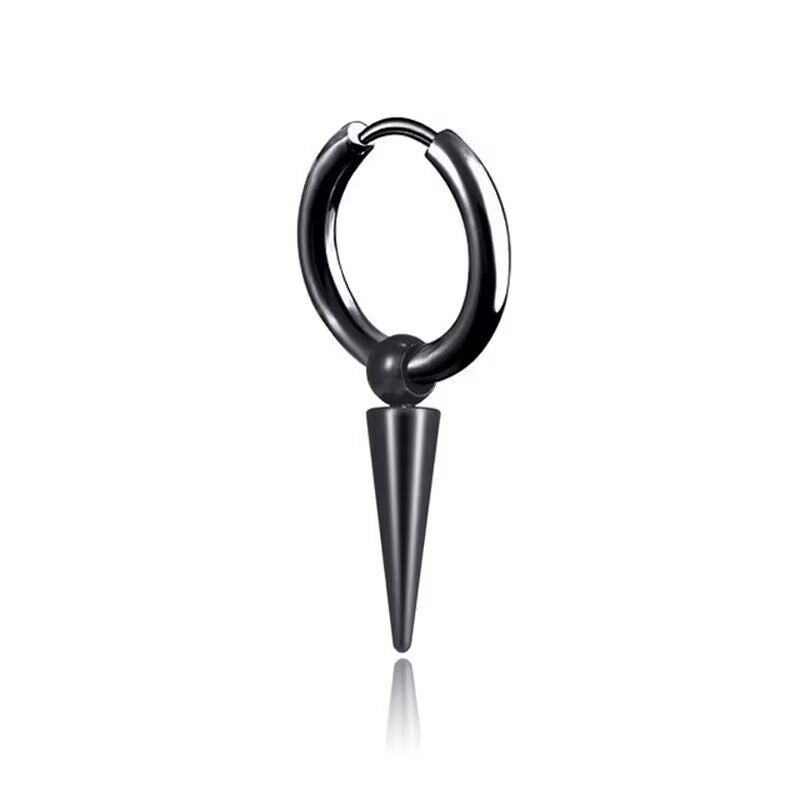 Spring Ear Clip Male Tassel Female Earrings