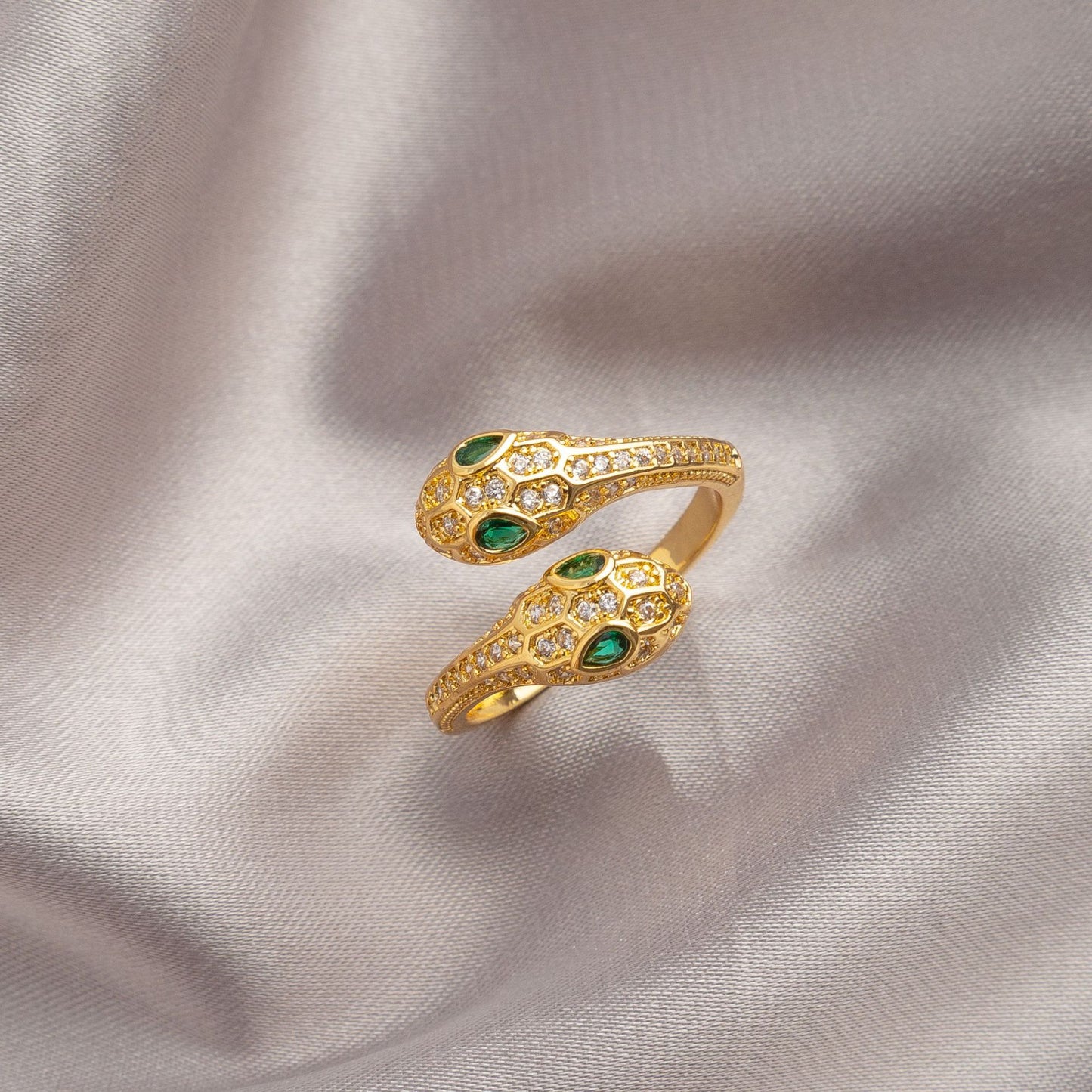 Snake Female Design High Sense Personalized Index Rings