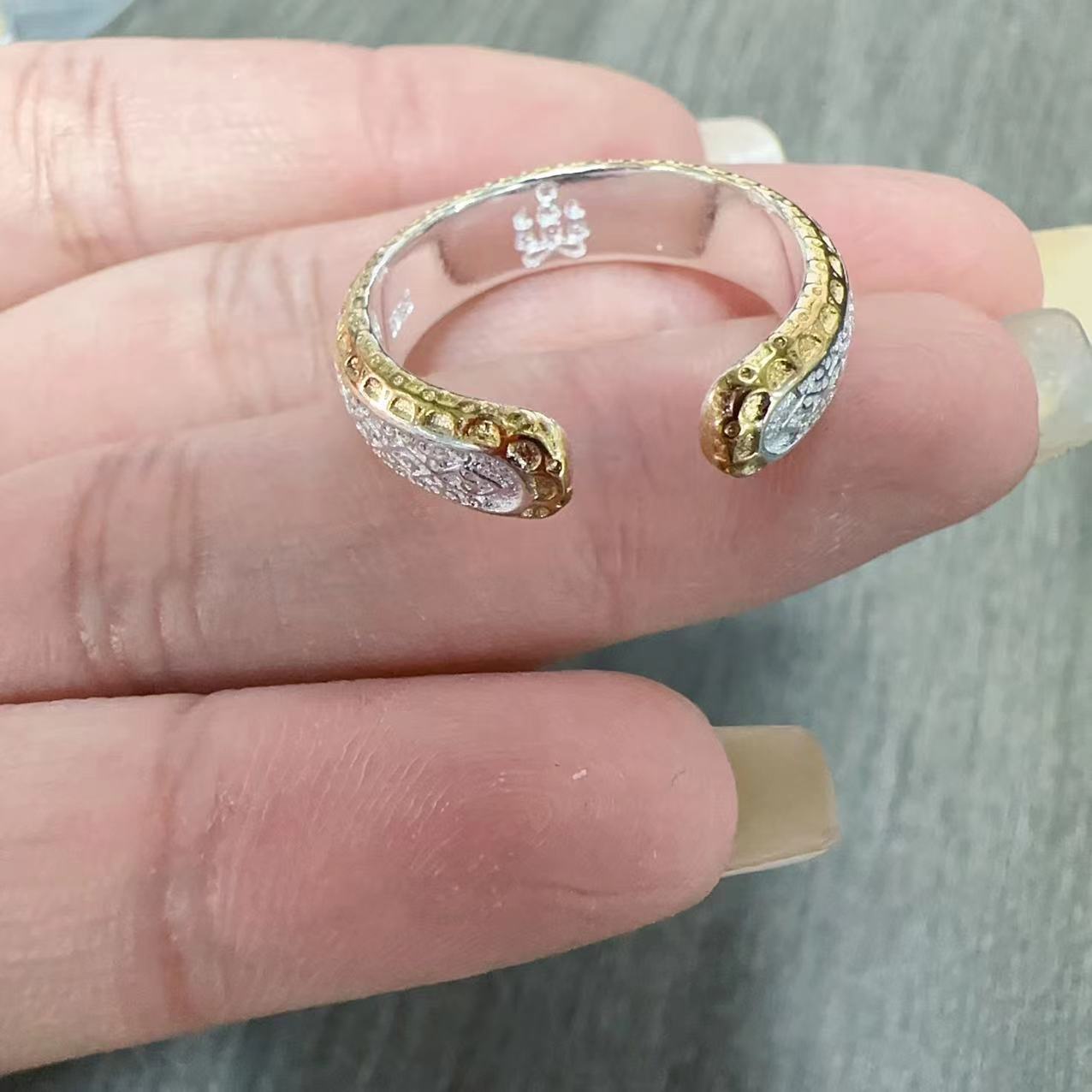 Women's & Men's Thai Amulets Gold Plated Fashion Unique Rings