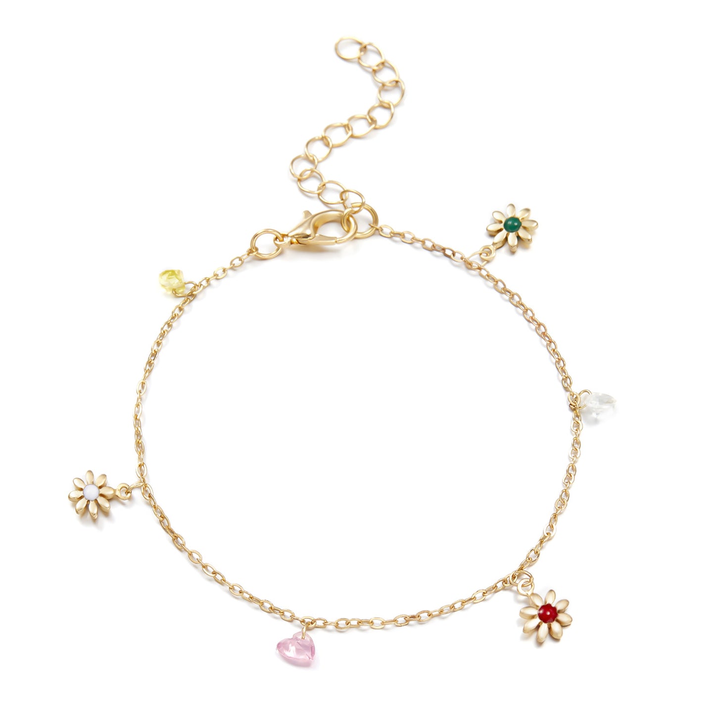 Colorful Oil Little Daisy Flower Fashion Bracelets