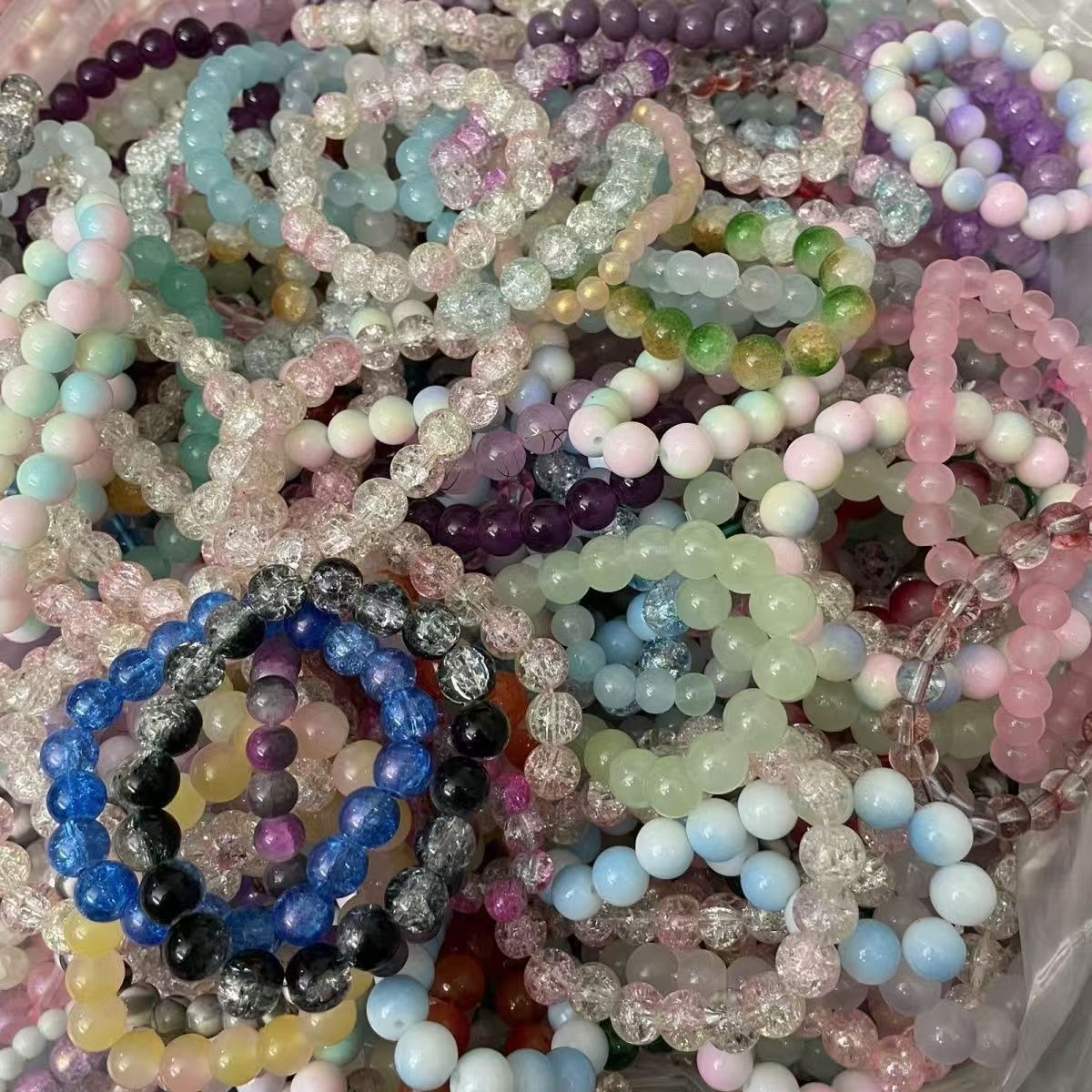 Cherry Blossom Glaze Female Design High-grade White Bracelets