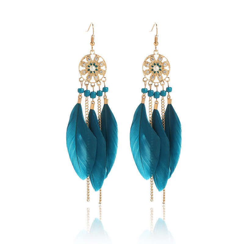Color Fresh Literature Art Feather Your Earrings