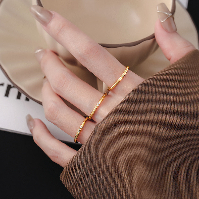 Affordable Luxury Fashion Style Female Design Personality Rings