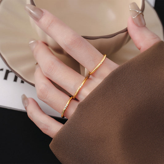 Affordable Luxury Fashion Style Female Design Personality Rings