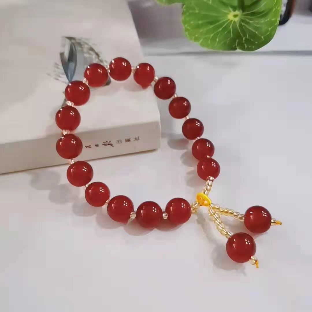 Korean Style Beaded Couple Colorful Transparent Bracelets