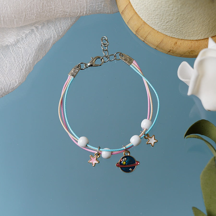 Personality Carrying Strap Unicorn Drop Oil Bracelets