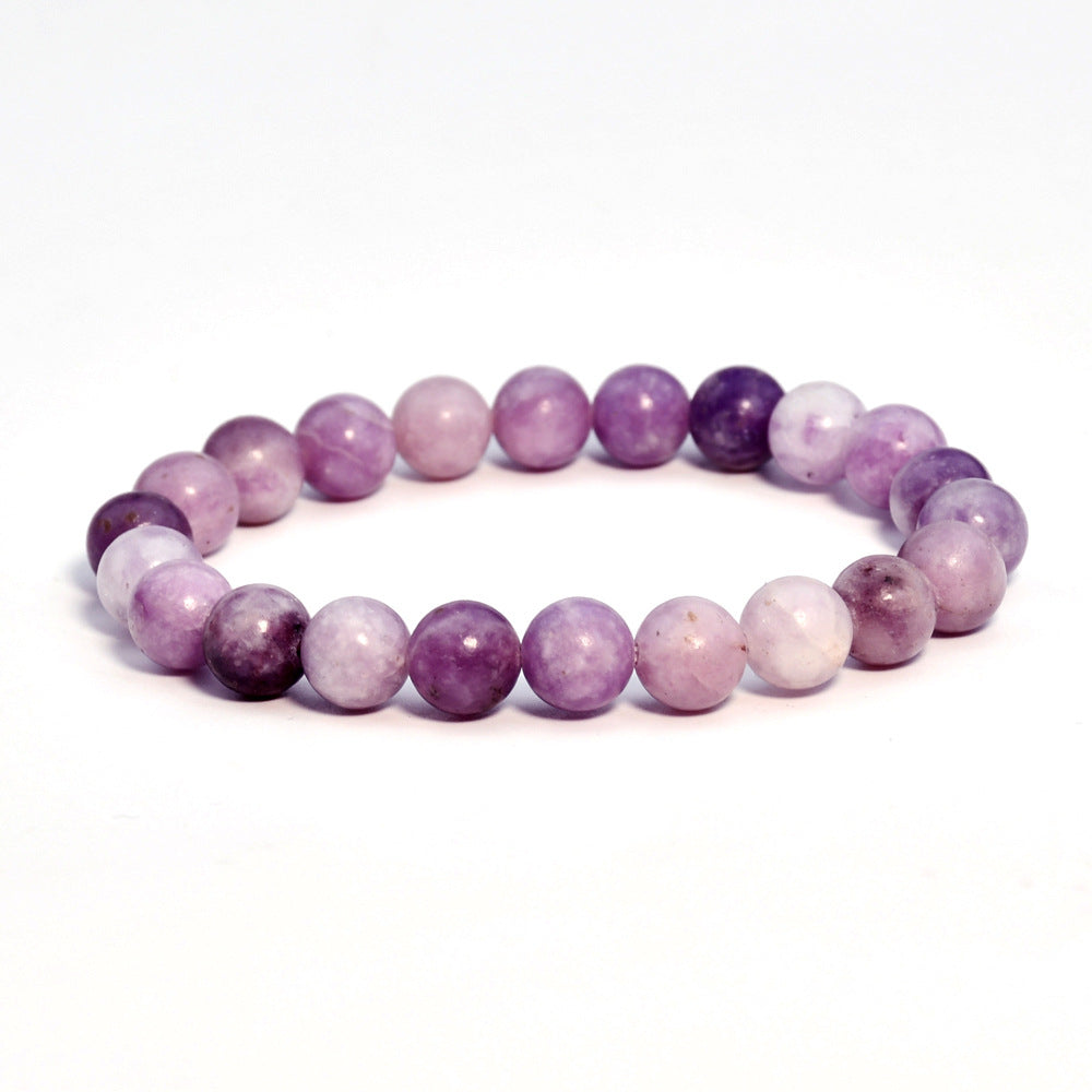 Round Beads Natural Stone Agate Bead Crystal Bracelets