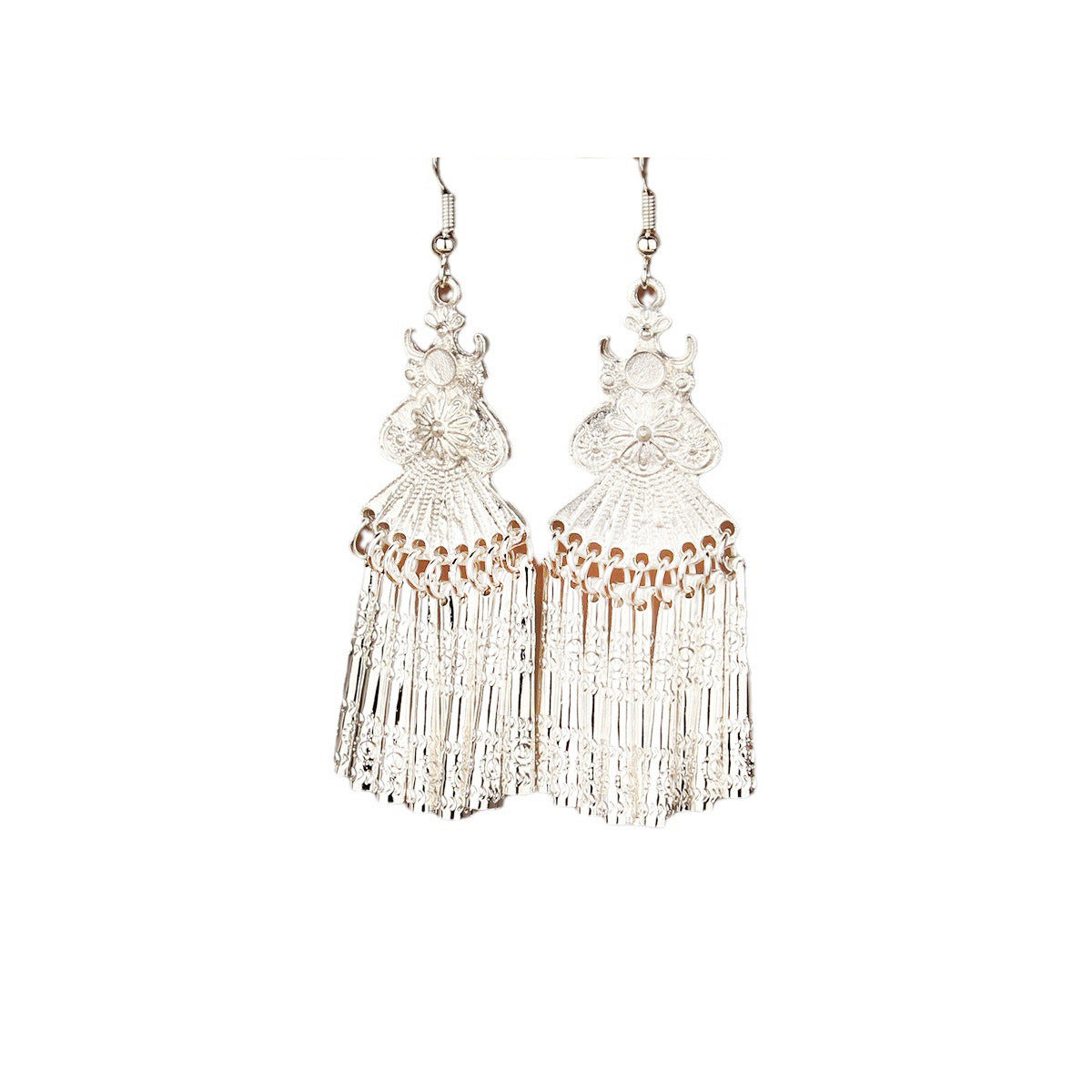 Chinese Style Retro National Miao Sier Earrings
