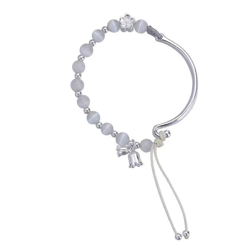 Chain Exquisite Opal Chinese Style Lily Affordable Bracelets