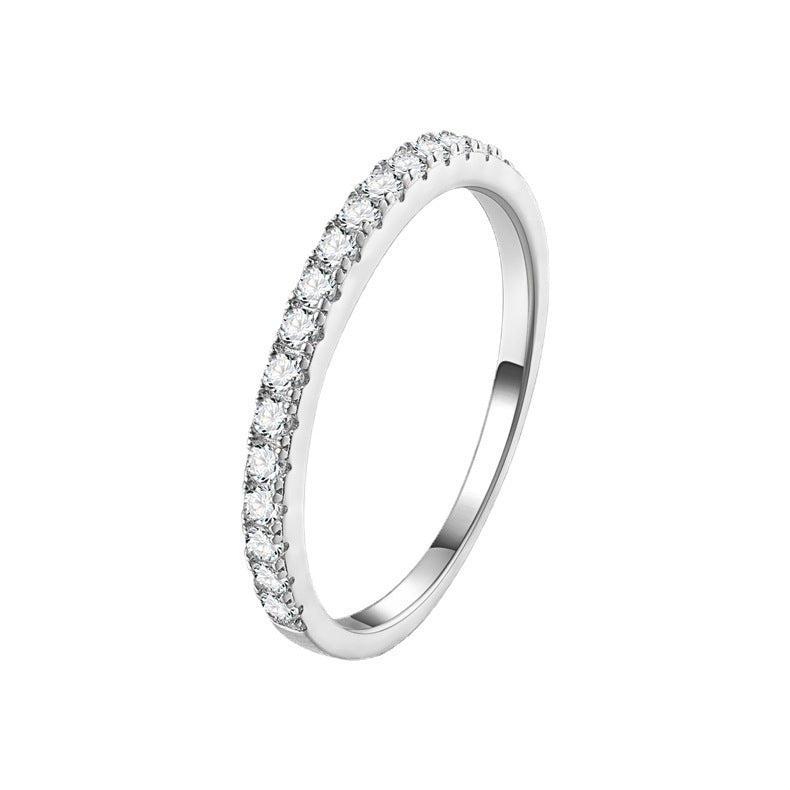 Sier Karat Color Moissanite Artificial Diamond Very Rings