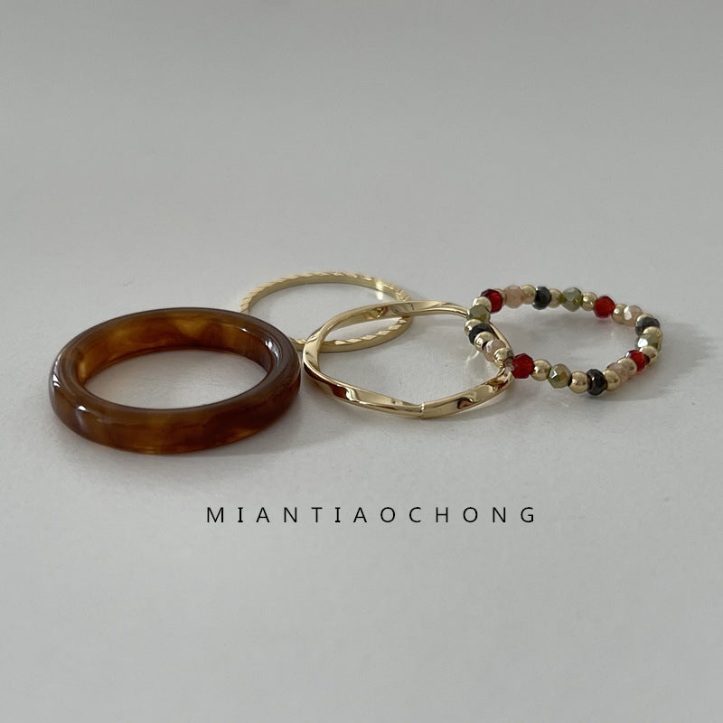 Sheet French Personalized Index Finger Little Rings