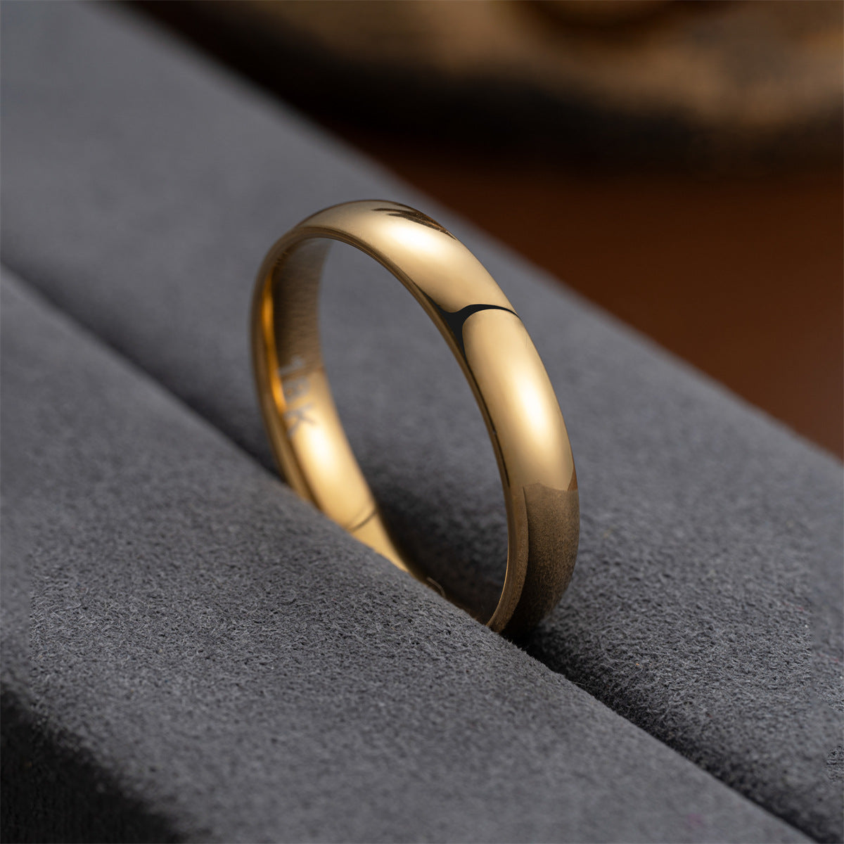 Fashion Inner Outer Ball Lettering Quantity Rings