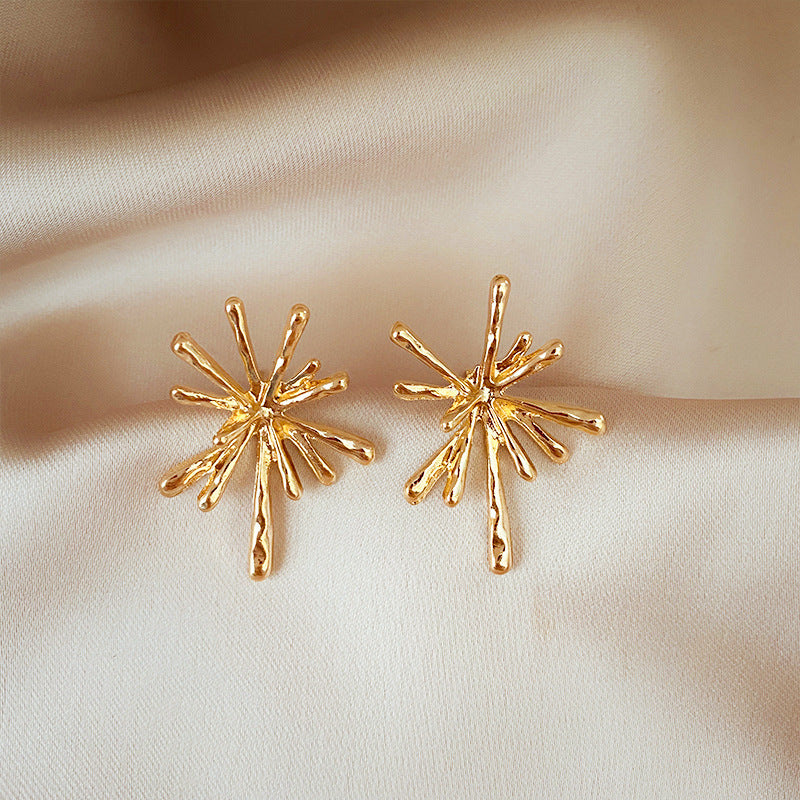 Light Luxury Sier Pin Pearl Niche Earrings