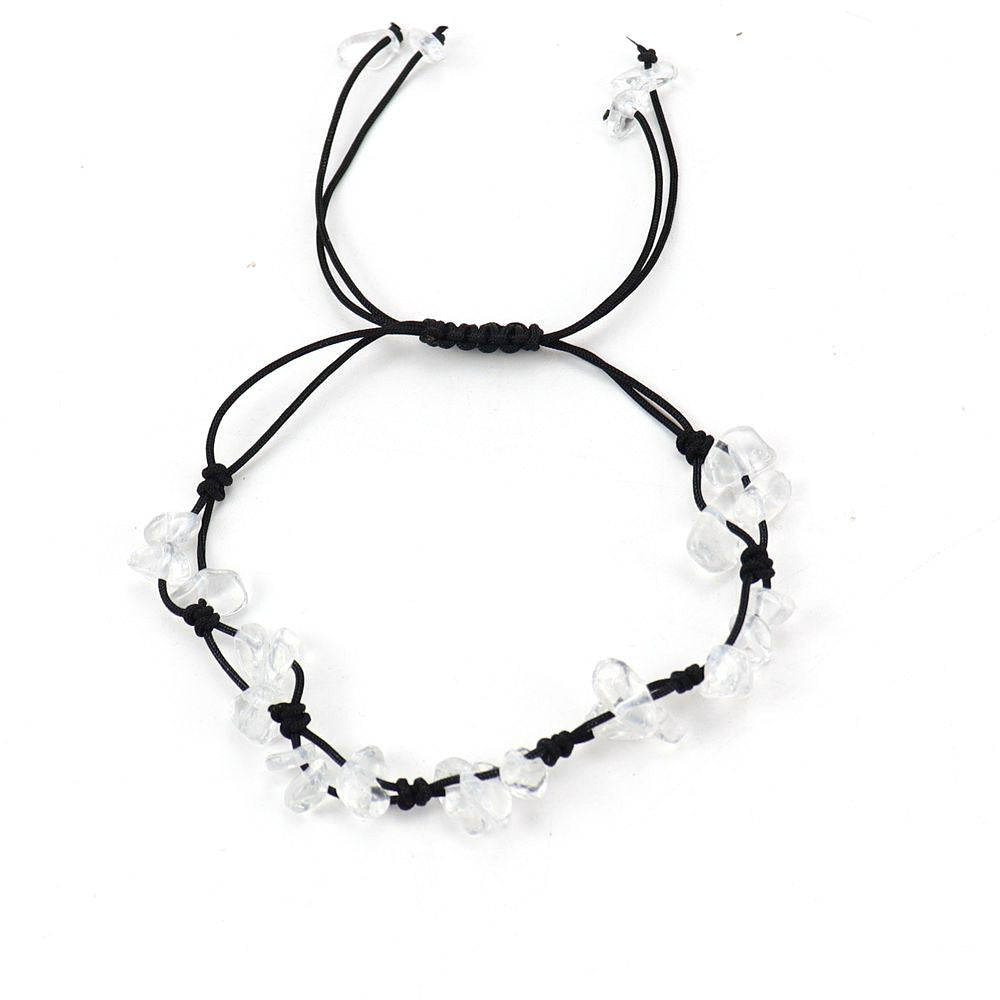 Live Vintage Hand-woven Natural Crystal Agate Bracelets