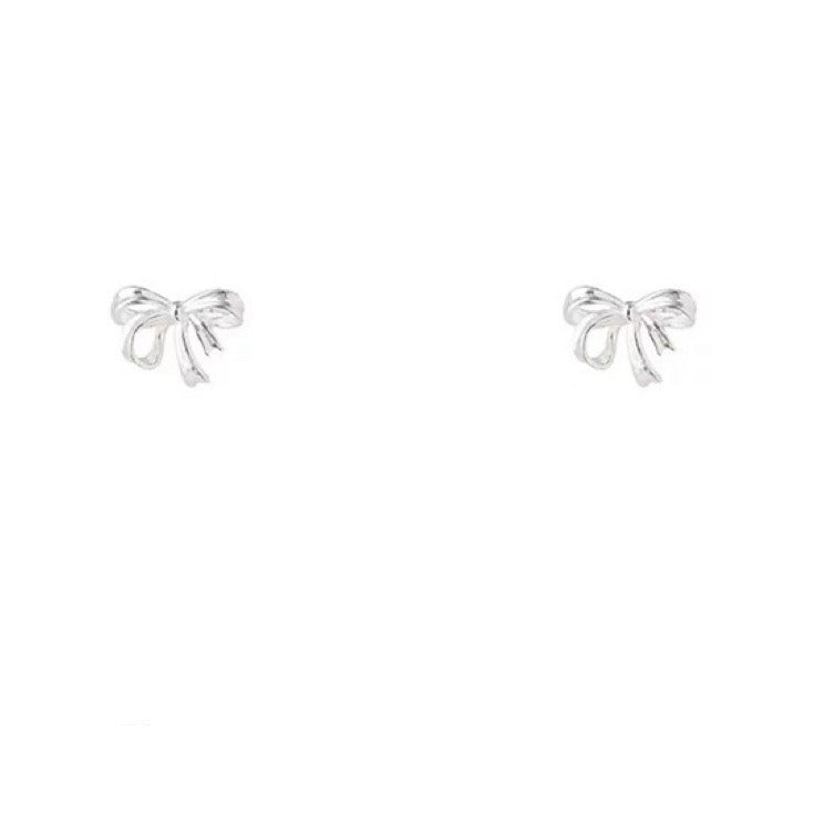 Bow Small Exquisite Special Interest Light Earrings