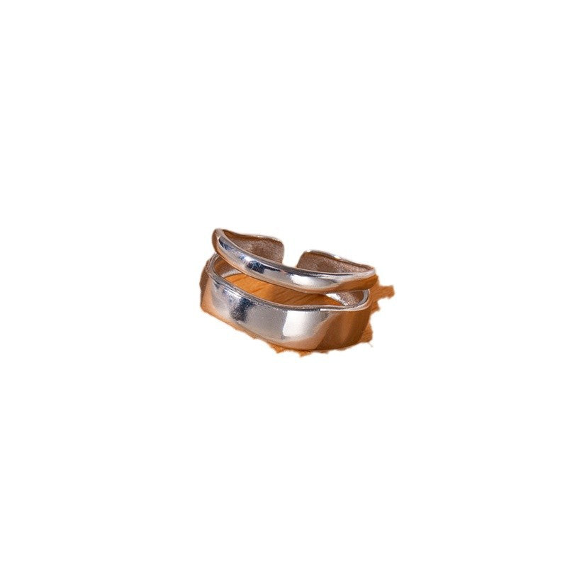 Simple Fashion Irregular Line Design Exquisite Rings