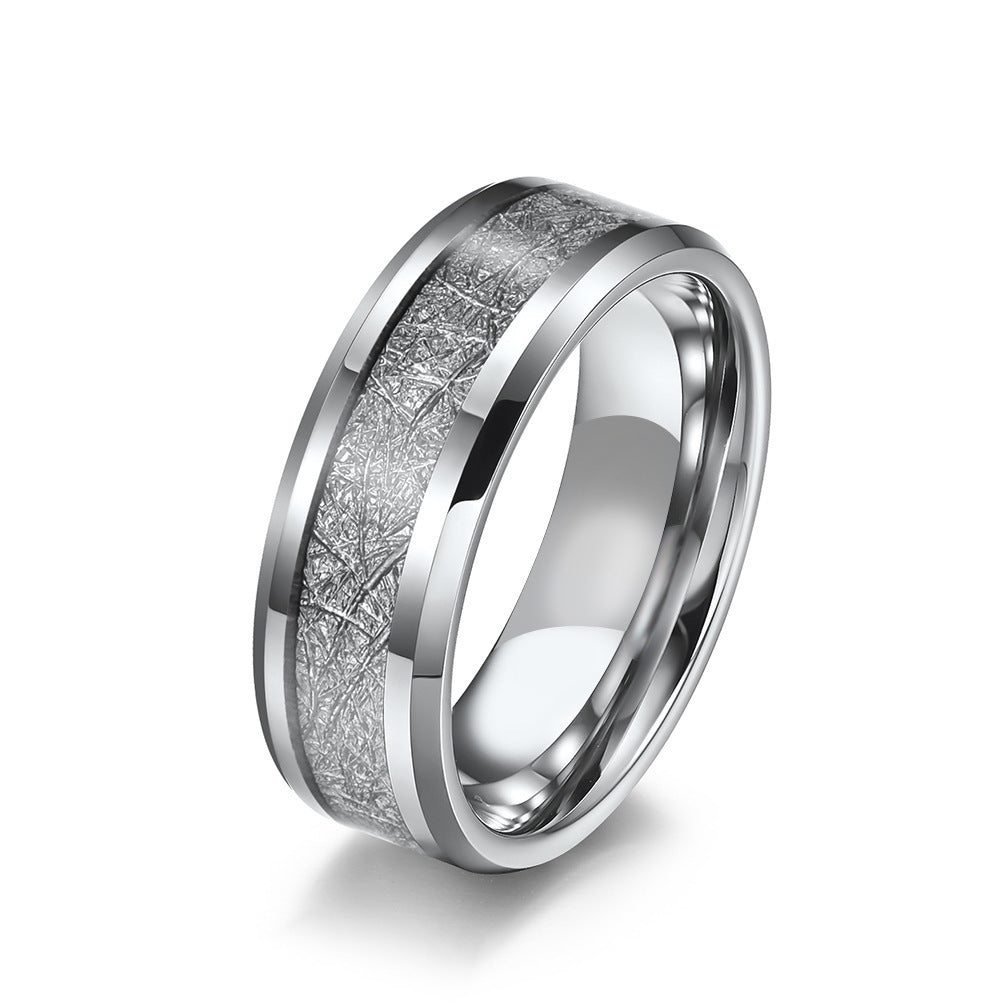 Men's Rotating Decompression Cross Titanium Steel Stainless Rings