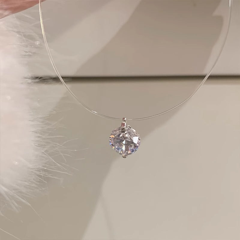 Women's Line Flash Zircon Light Luxury High-grade Necklaces