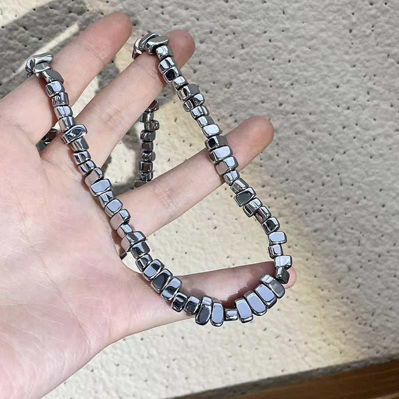 Women's Sier Irregular Design Clavicle Chain Fashion Necklaces