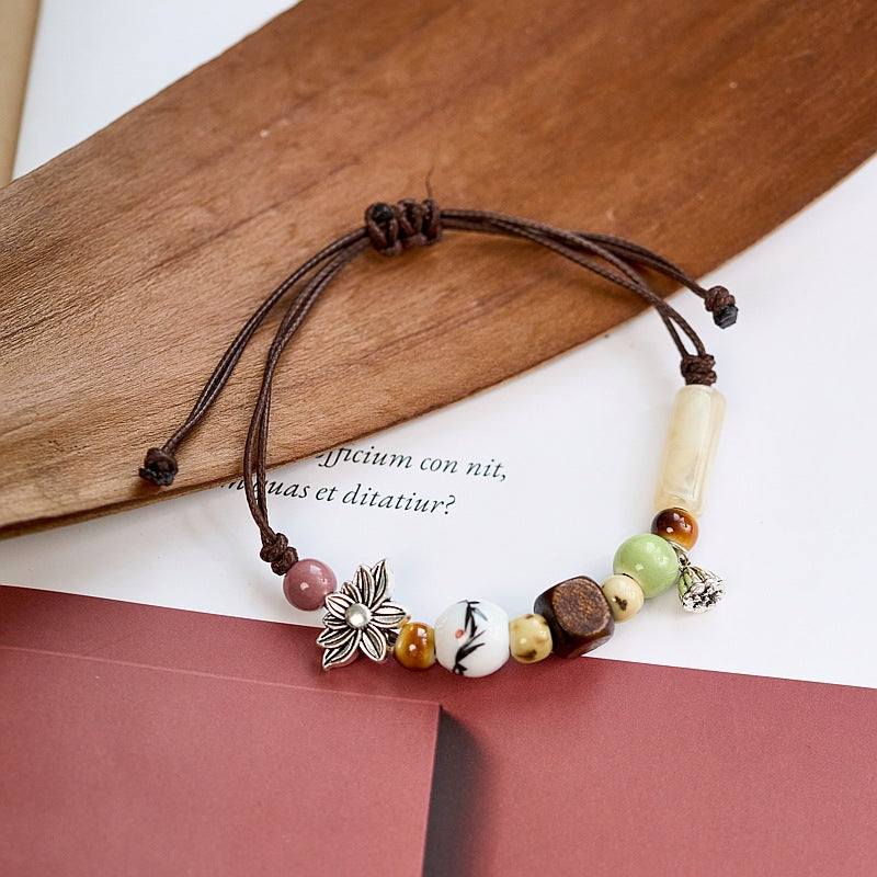 Ancient Bead String Jewelry Chinese Fresh Bracelets