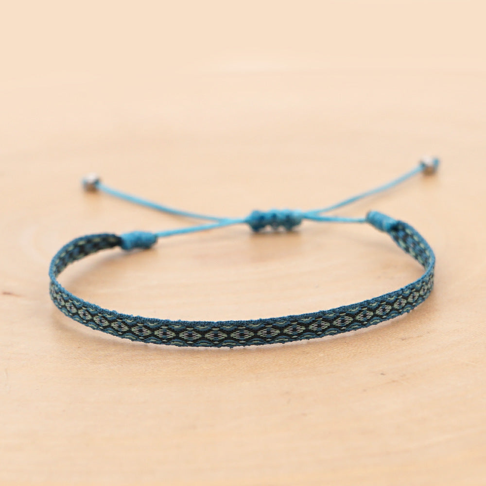 Women's South American Columbia Ethnic Style Webbing Bracelets