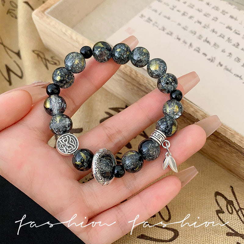 Men's Style Glaze Beaded Handmade Design Couple Bracelets