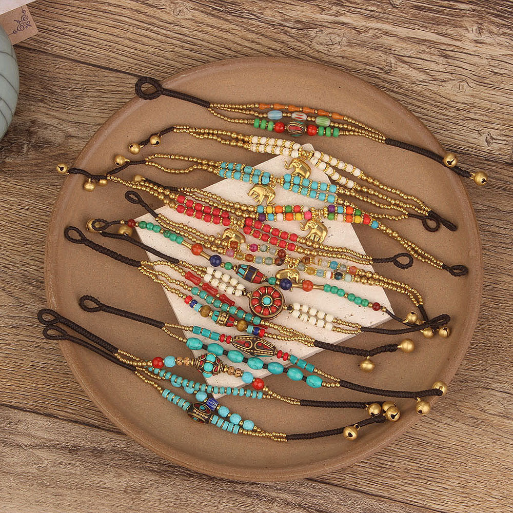 Niche Weave Vintage Nepal Ethnic Tibetan Bracelets