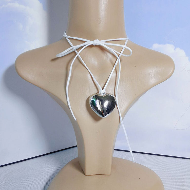Wax Line Flannel Clavicle Chain Big Necklaces