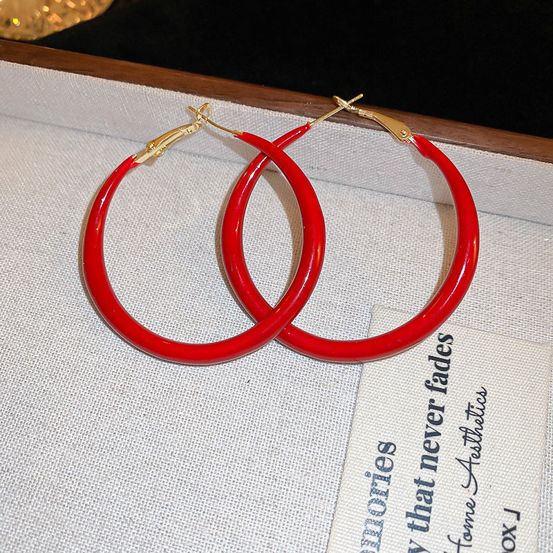 Women's Simple Geometric Niche Minimalist Design Cold Earrings