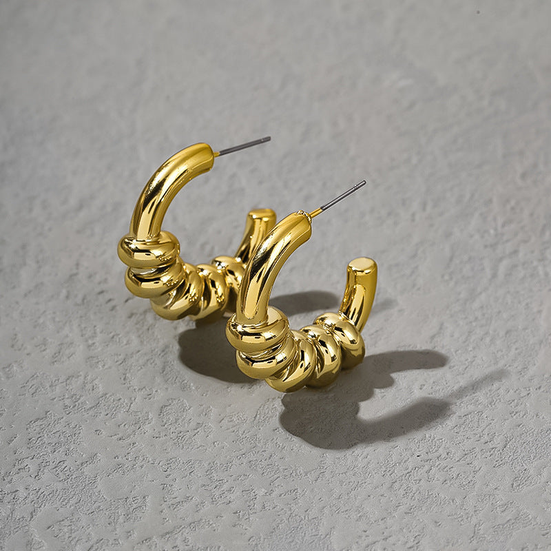Women's Affordable Luxury Fashion Niche Design Irregular Earrings