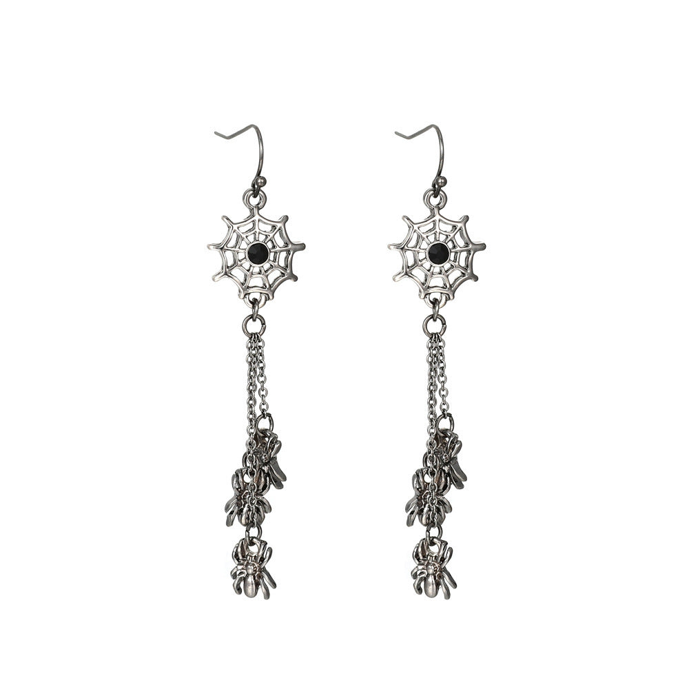 Alloy Funny Fun Ghost Pumpkin Spider Earrings