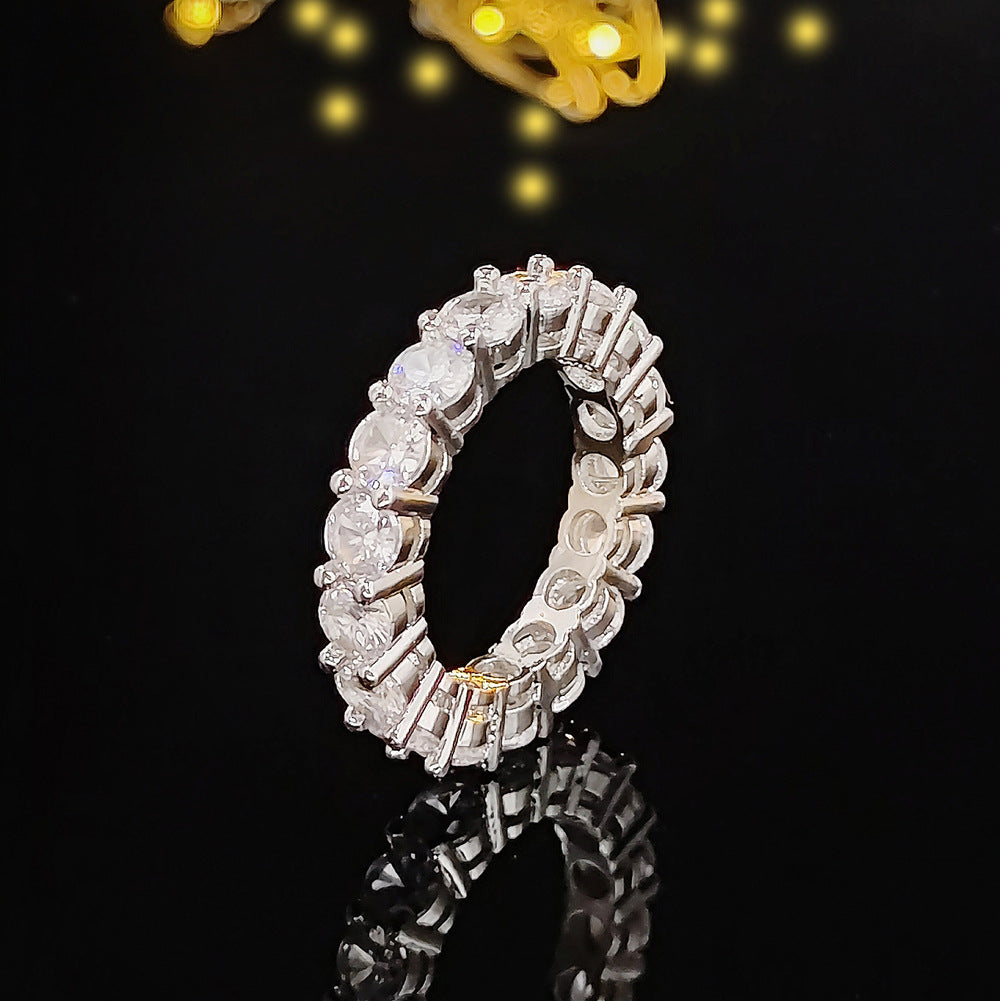 Full Diamond Simple Female Niche Advanced Rings