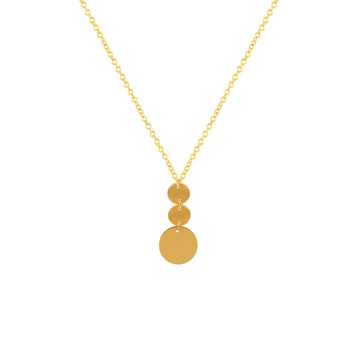 Ornament Size Round Sequined Female Personality Creative Accessories Necklaces