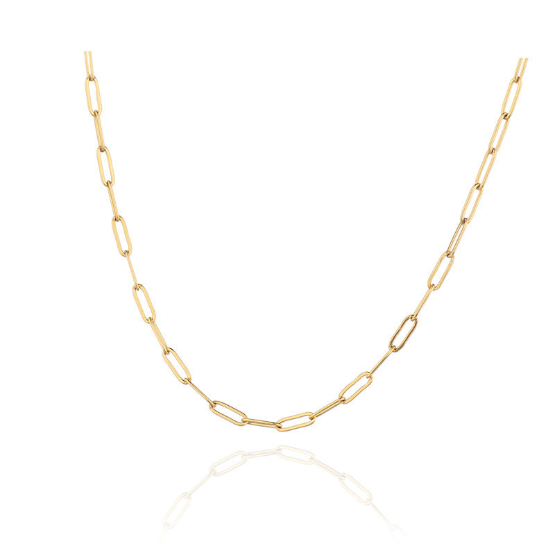 Cross Simple Mori Style Elegant Decorative Stainless Necklaces