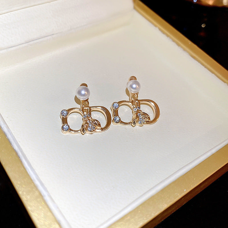 Sier High Sense All Match Fashion Earrings