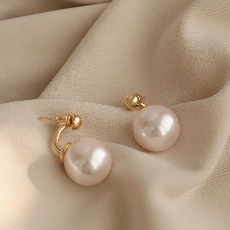 Luxury Mermaid Pearl Fashion High Sense Earrings