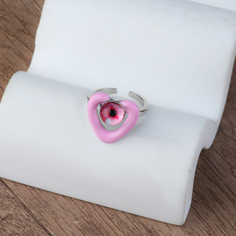 Bored Wearing Little Devil's Eye Sweet Rings