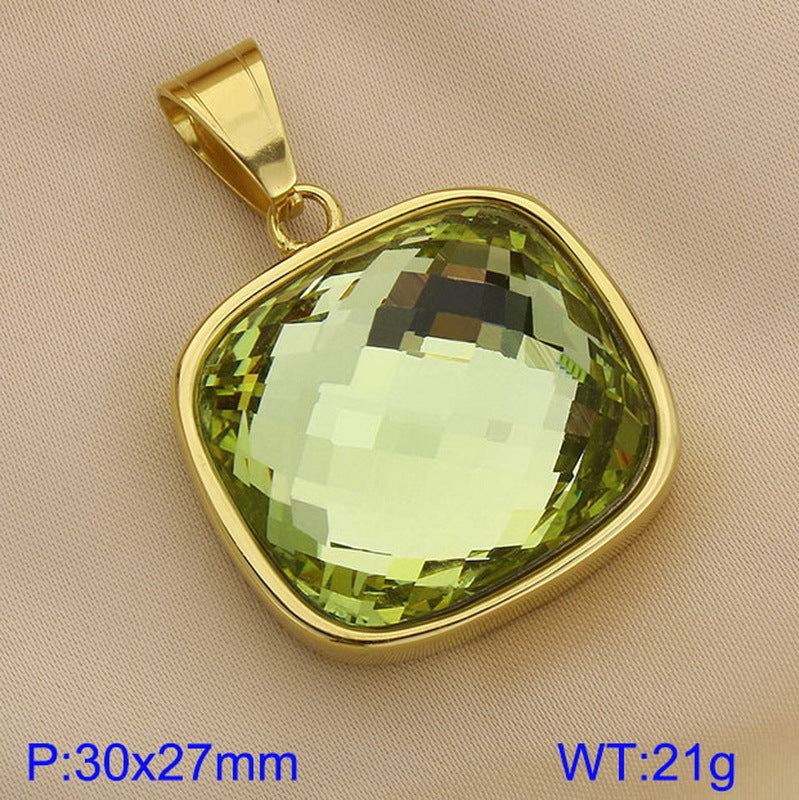 Elegant High Sense Square Multicolor Retro Pendants