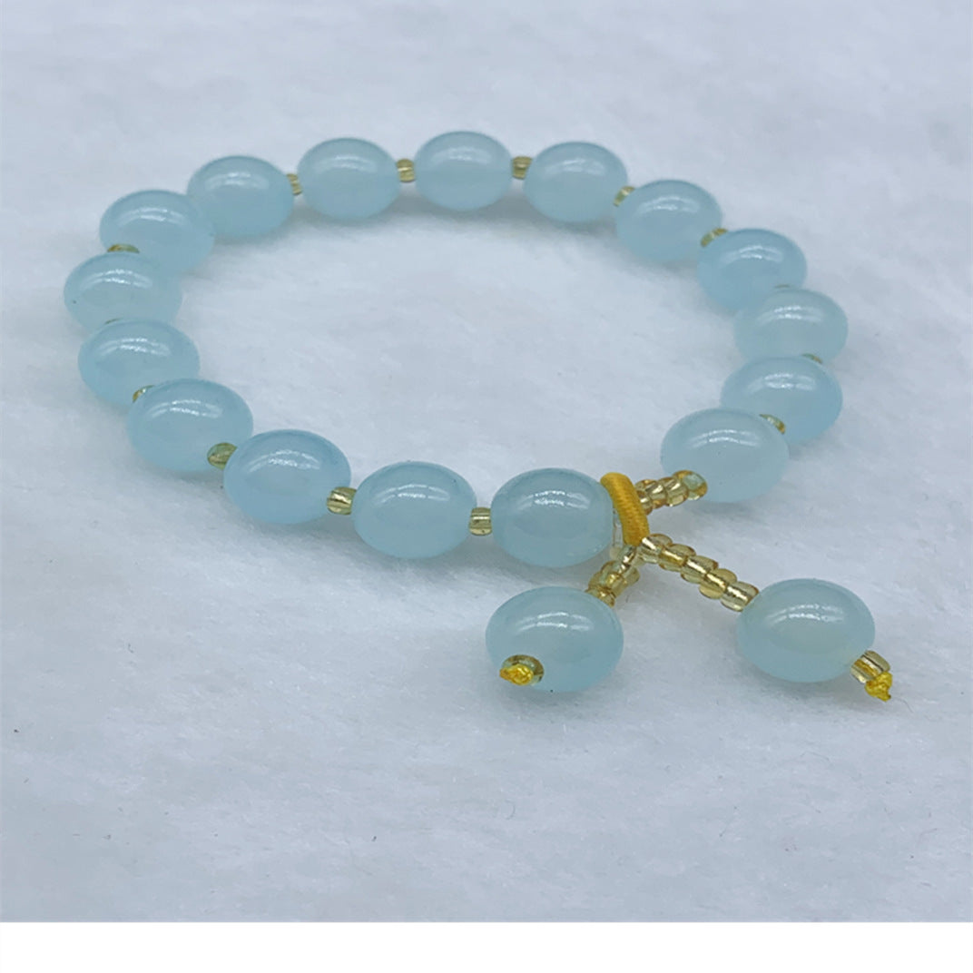 Korean Style Beaded Couple Colorful Transparent Bracelets