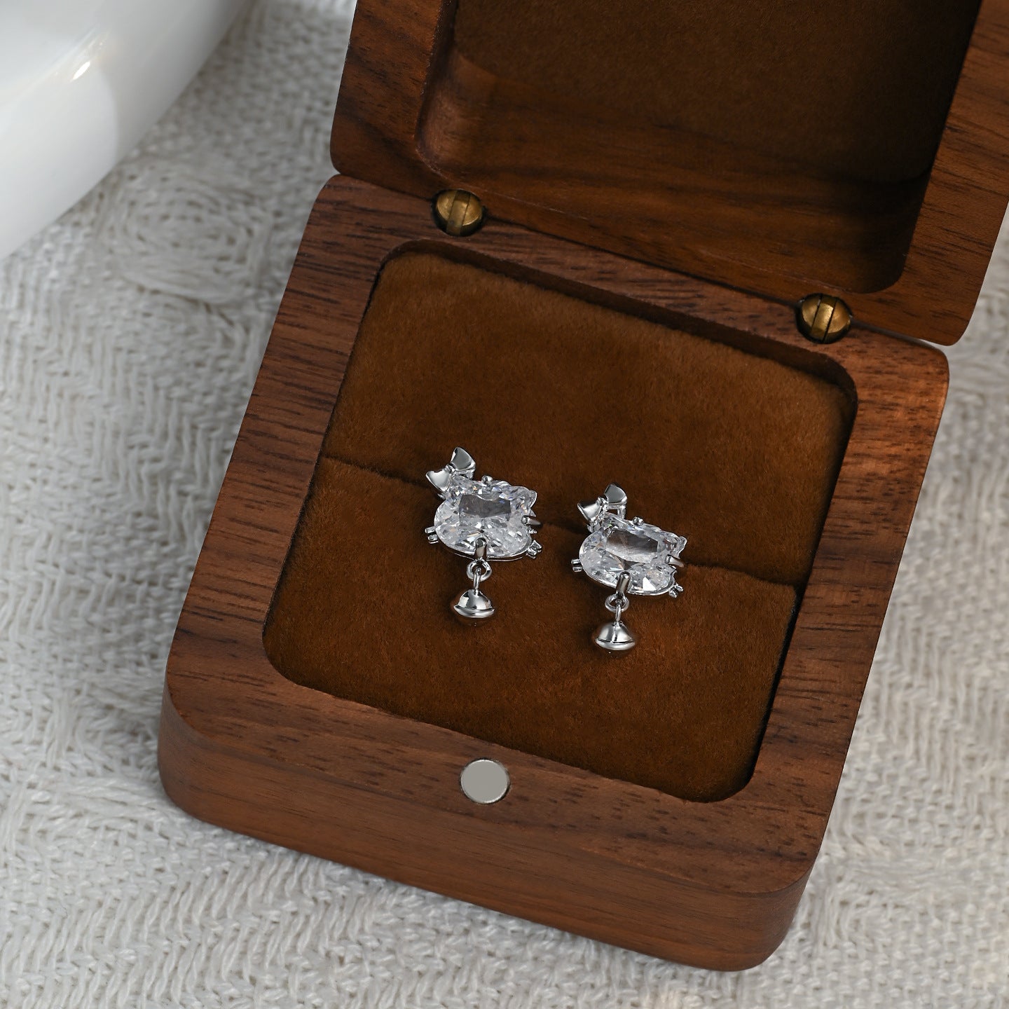 Style Fashion Design Zircon Female Sweet Temperament Stud Earrings