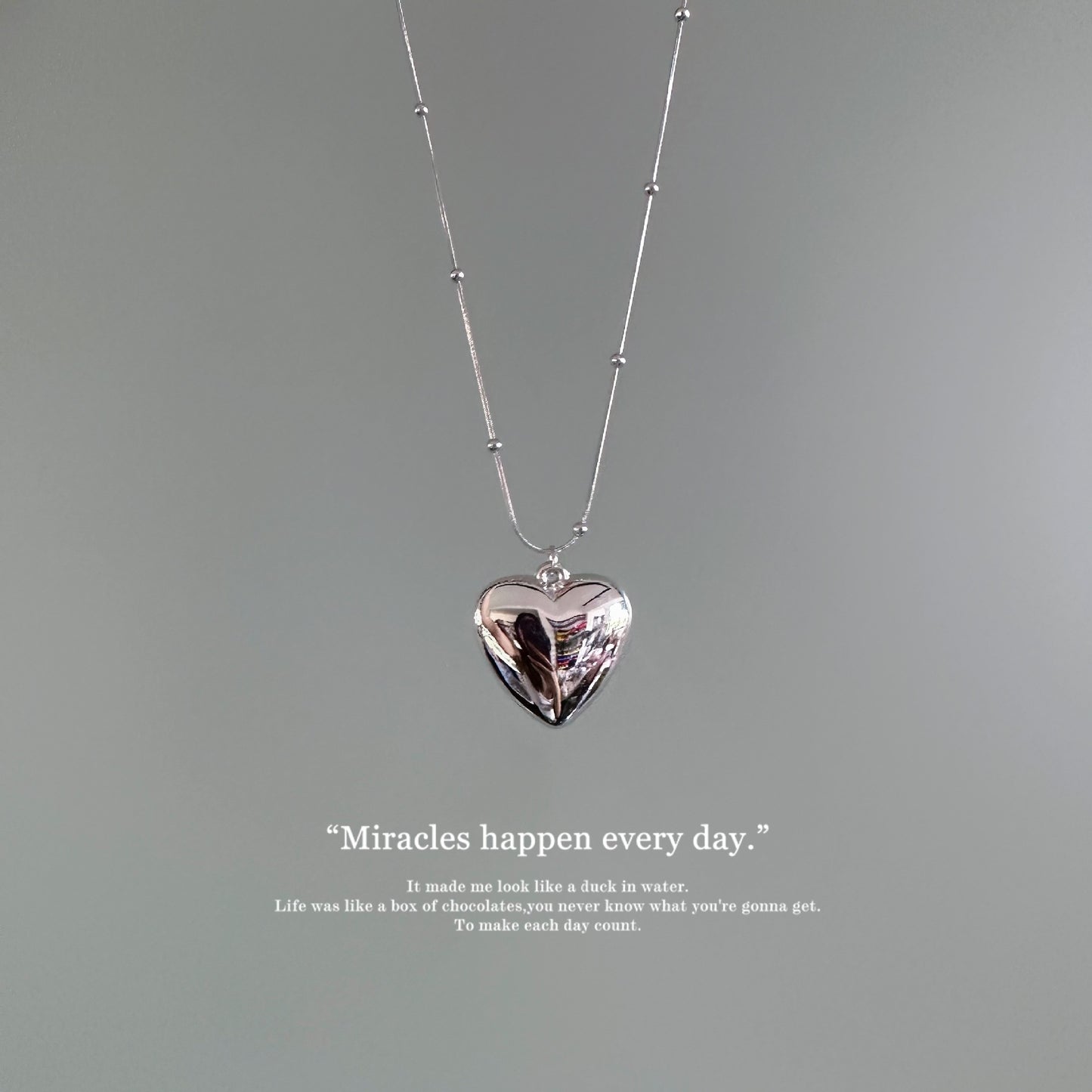 Cool Style Love Clavicle Chain Female Necklaces