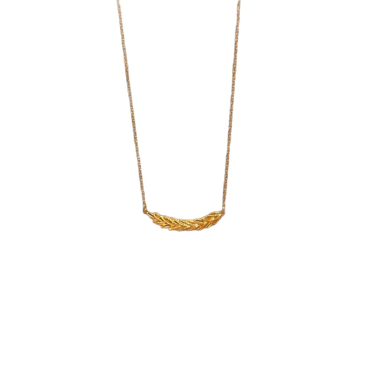 Women's Panicle Safe Ancient Brushed Wheat Exquisite Necklace