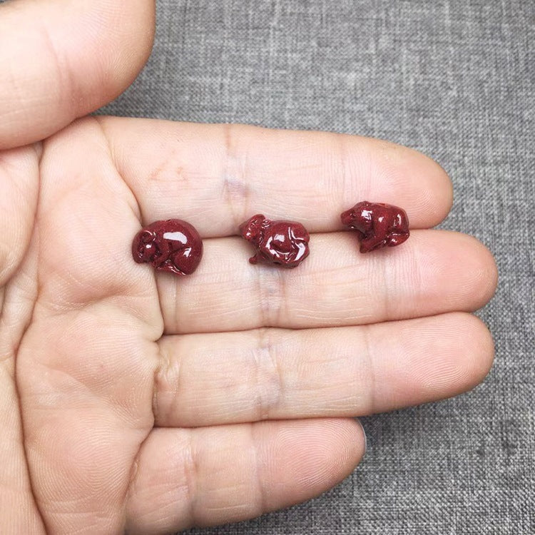 Natural Purple Gold Sand Straight Hole Twee Zodiac Bracelets