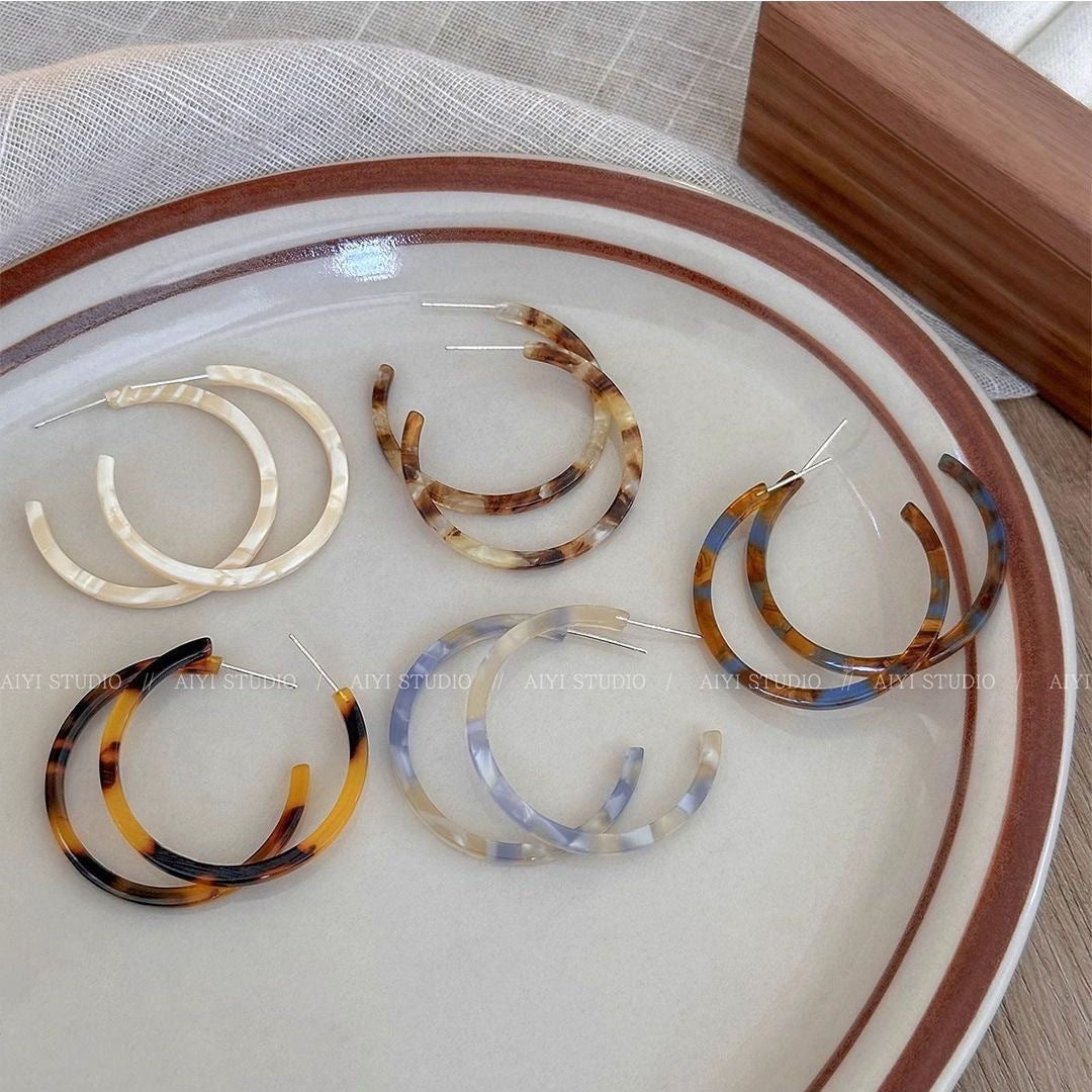 Simple Large Circle Female High Sense Ear Earrings