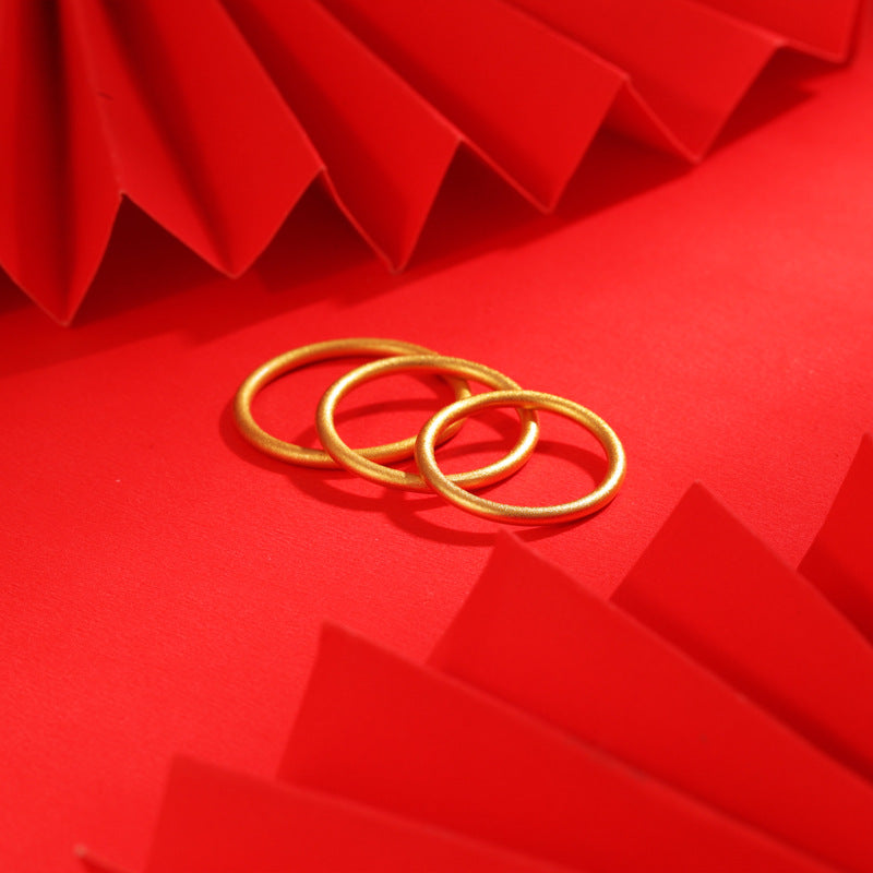 Law Alluvial Gold Iii Female Simple Rings