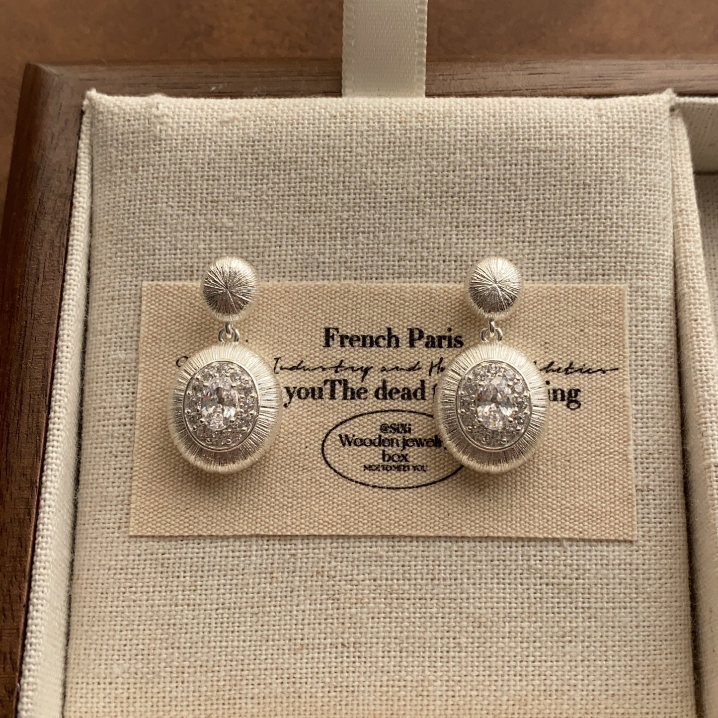 Flower Simple Elegance Retro Elegant Natural Soft Earrings