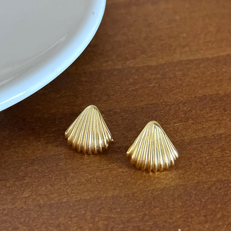 Fashionable Minority Shell Texture Female Clavicle Chain Necklaces