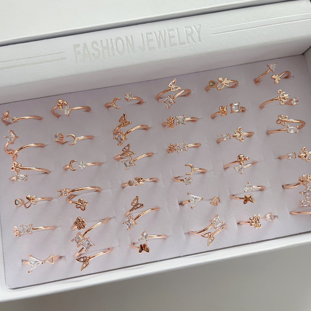 Heart-shaped Female Design Versatile High Sense Rings